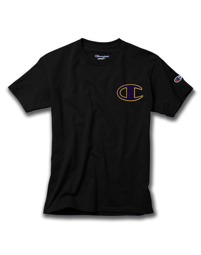 Champion Cotton C Logo Stroke T-Shirt Jongens - Zwart - Belgie 1273OUTYB